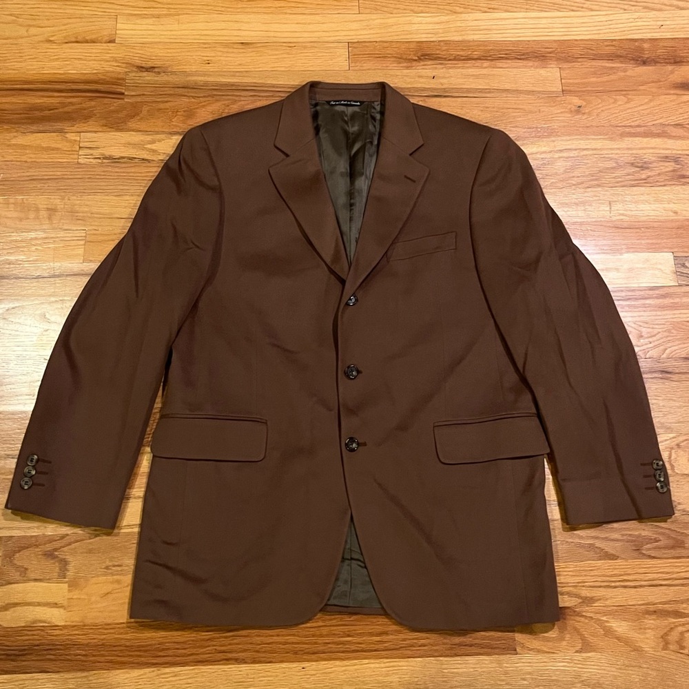 JACK VICTOR 100% Cashmere Loro Piana Camel Color Blazer 42R